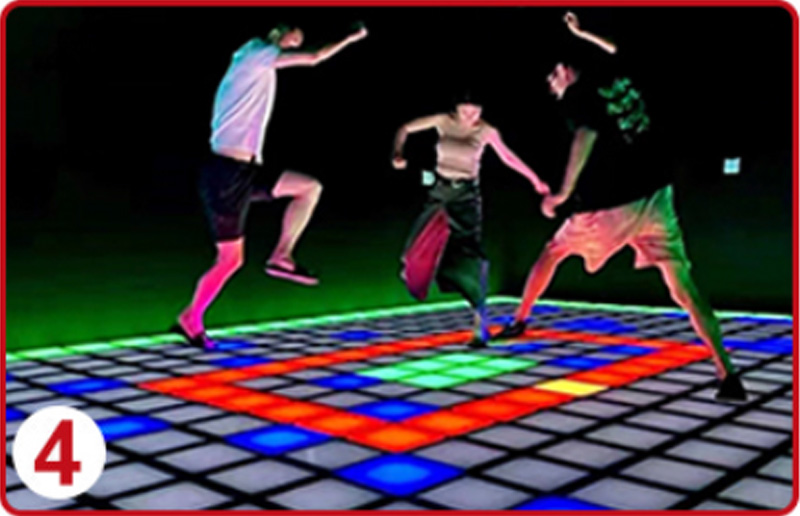 cómo instalar juego led suelo interactivo