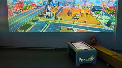 Order interactive touch screen drawing systems