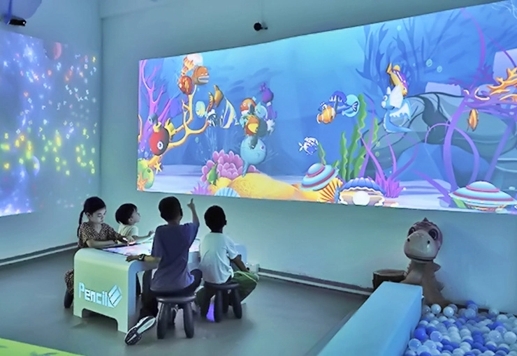 Magic-Painting Interactive software machine drawings come to life