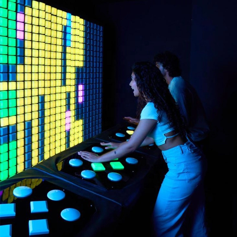 how-to-install-LED-wall-button-game-system how to monetize activate led floor tile games