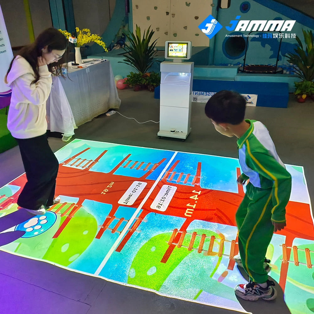 Moveable-All-in-one-Interactive-Floor-Projector-Game1 Moveable All-in-one Interactive Floor Projector Game1