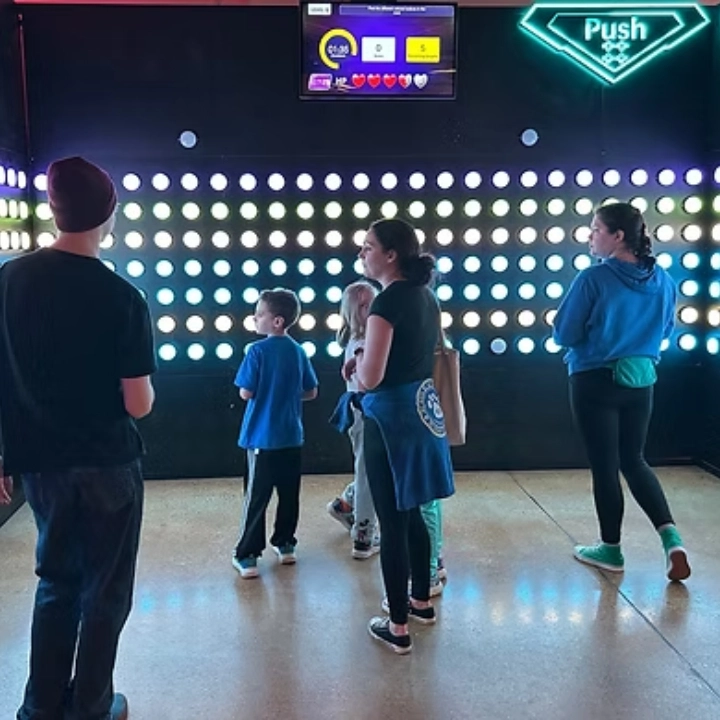 Activate game room solution equipment for indoor entertainment center