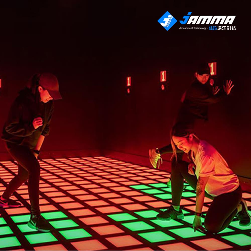 Interactive projection game room design ideas
