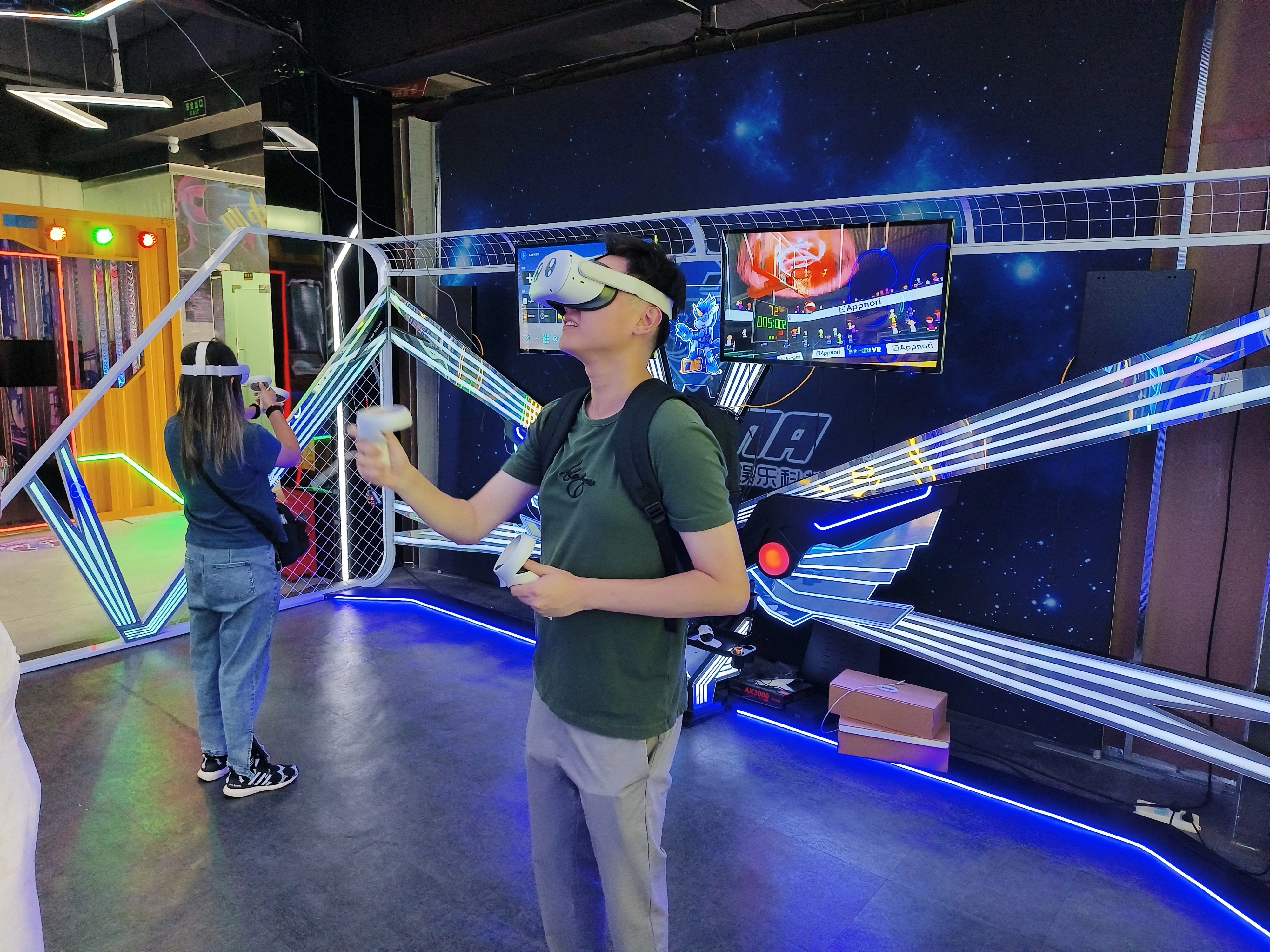 The 4 Player VR Express Shop is so immersive that our customers get lost in it