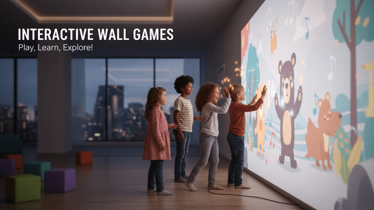 interactive wall sensory touch games for schools