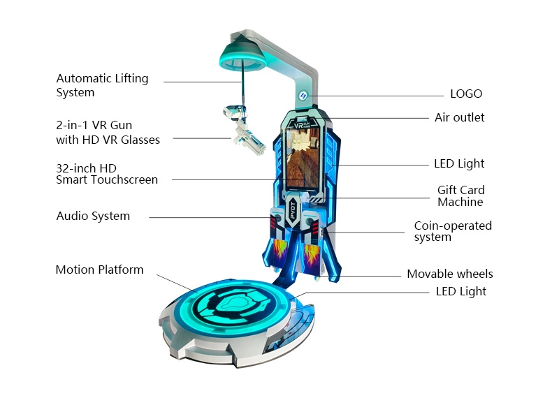Latest VR shooting simulator game manufacturer