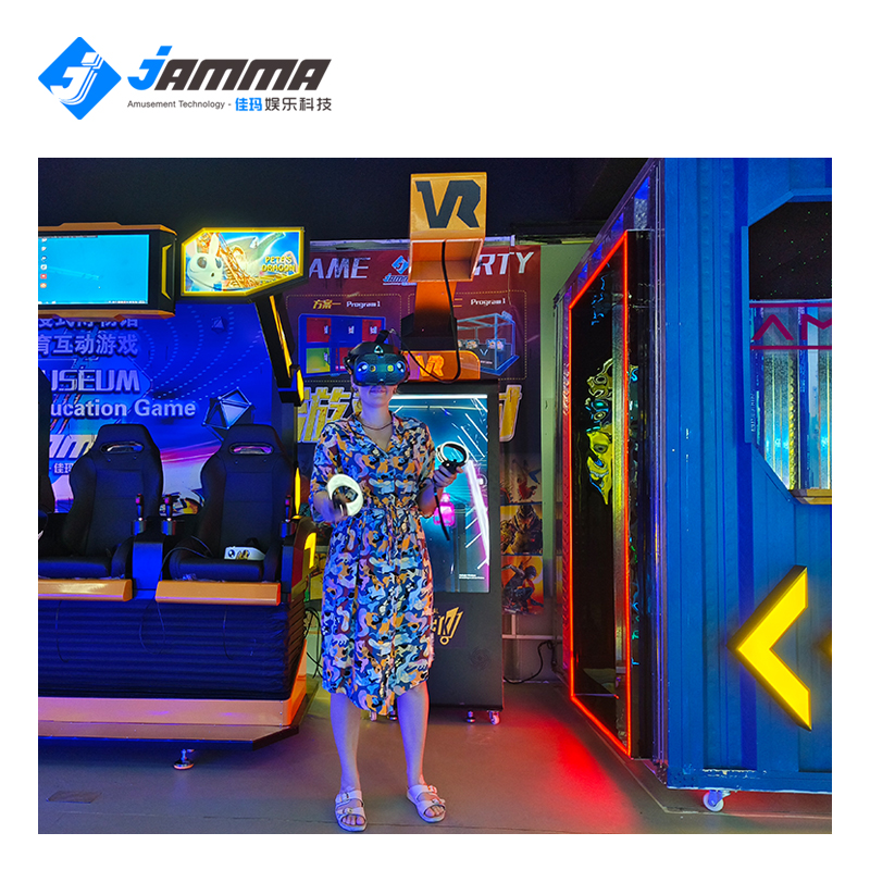 factory-supplied VR arcade game machines