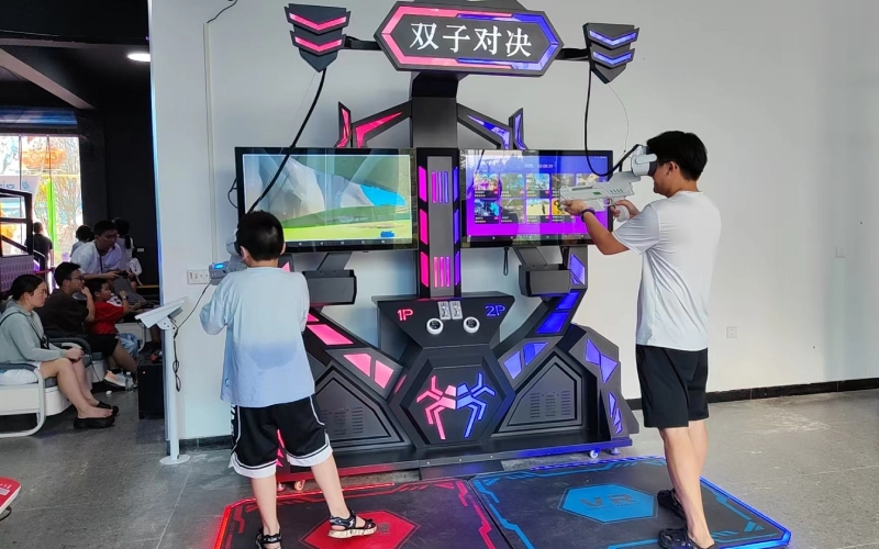 VR shooting game