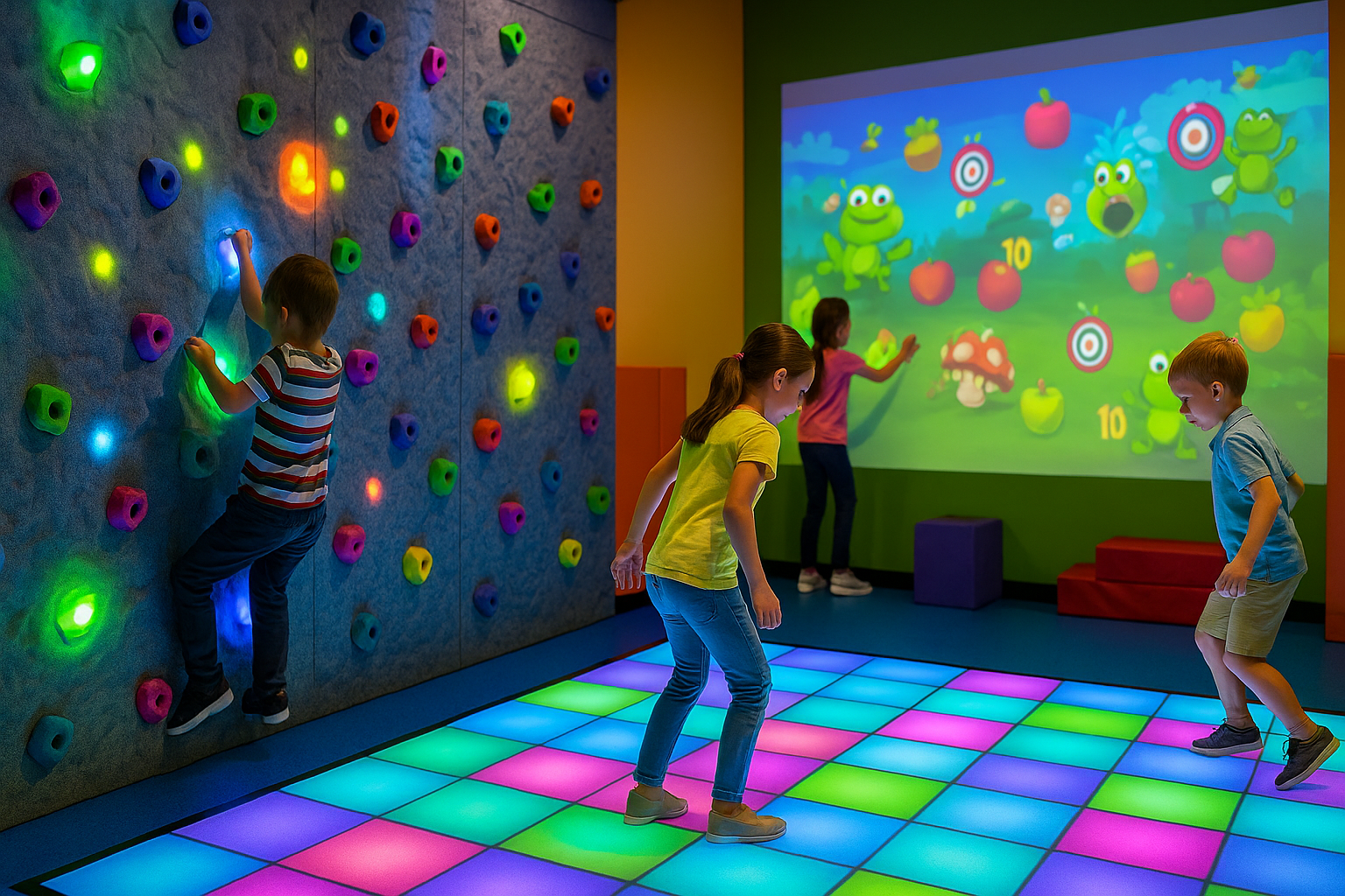 what are the types of activated games at play ground