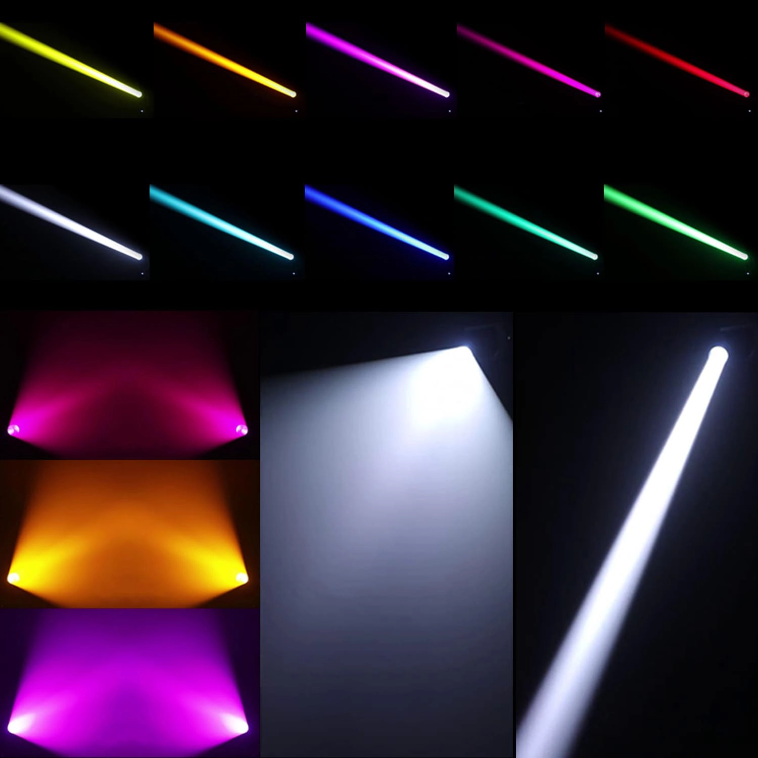 380W Beam Spot Wash 3in1 Hybrid Mini Lamp Moving Head Light - AOMEIDI