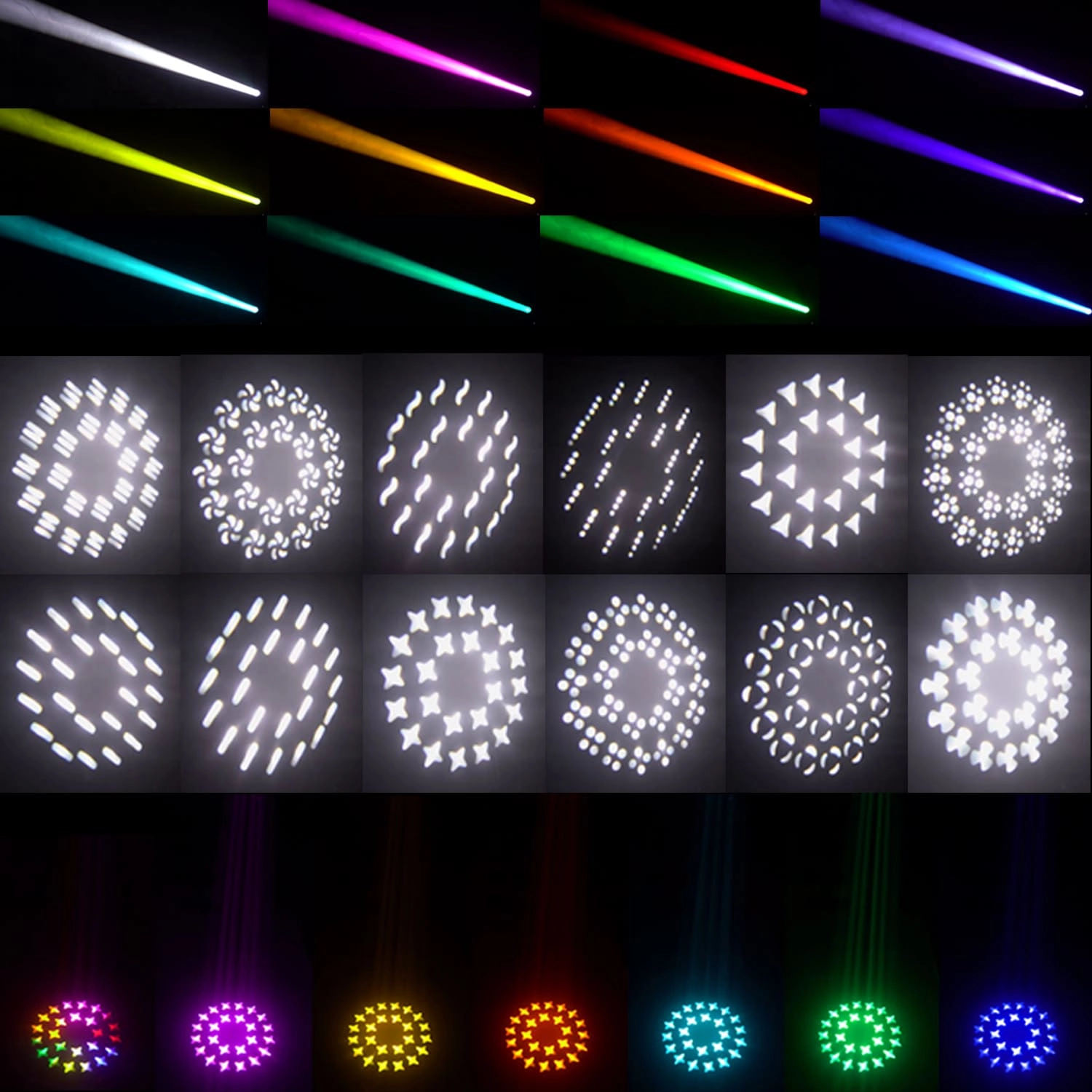 380W 420W Mini Beam Moving Head Light With Private Nylon Case - AOMEIDI