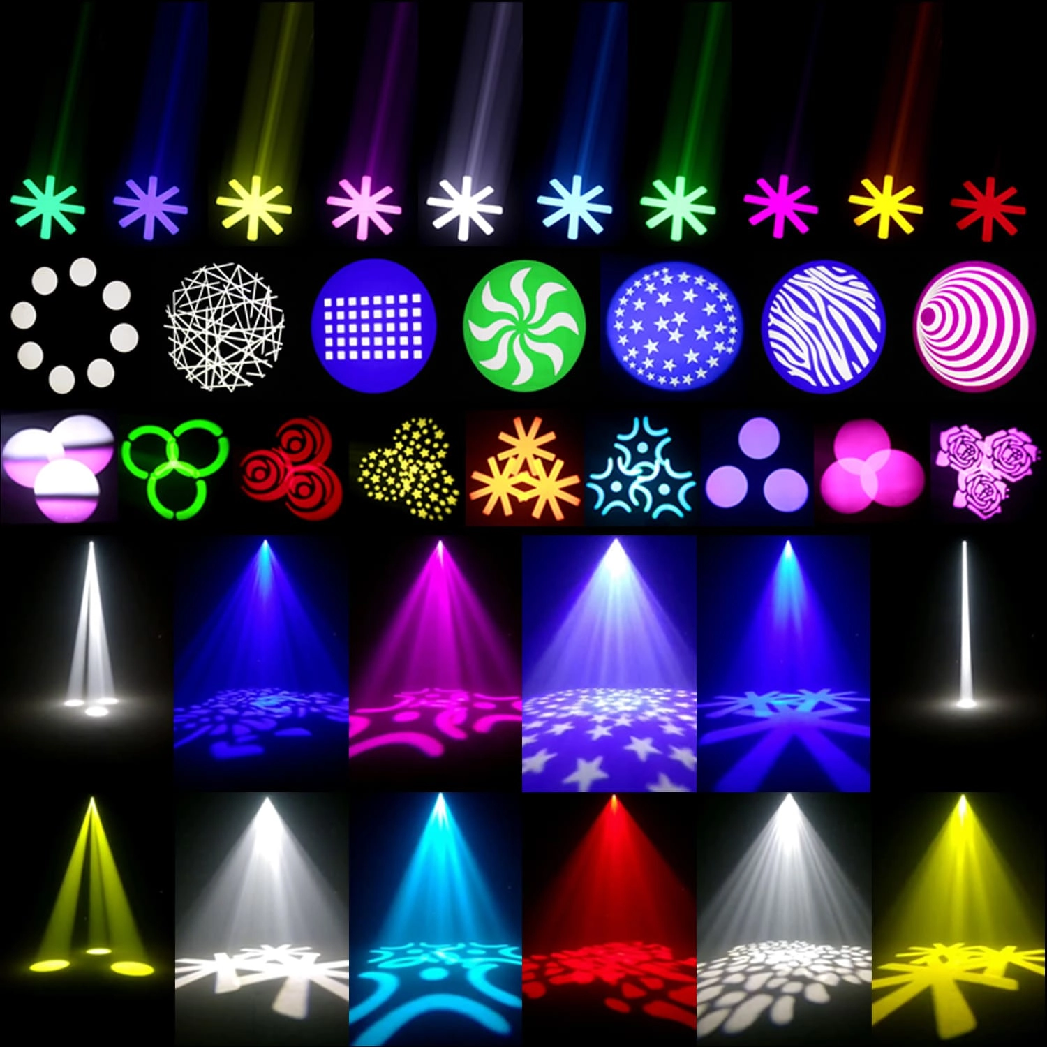 200W LED Beam Spot Wash 3in1 Hybrid Moving Head Light - AOMEIDI