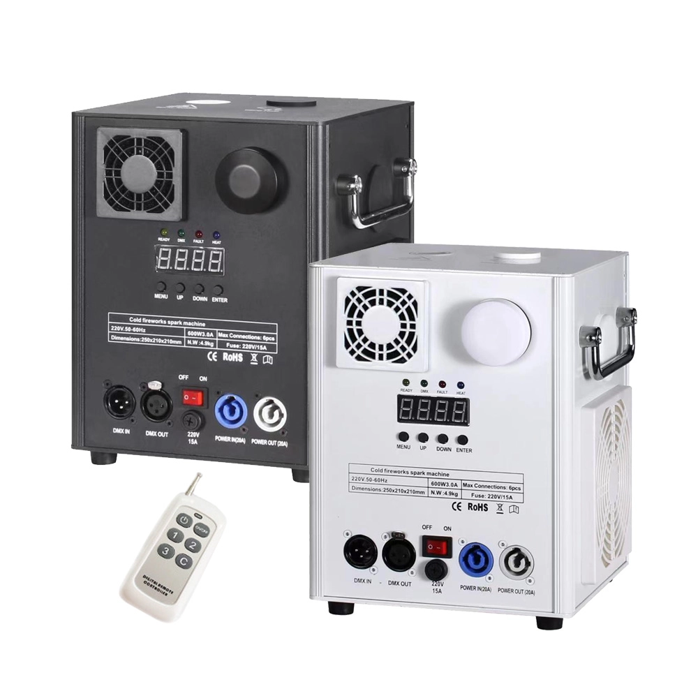 600W DMX Cold Spark Machine With Remote Control for Wedding Party - AOMEIDI 1600W DMX Cold Spark Machine With Remote Control for Wedding Party - AOMEIDI