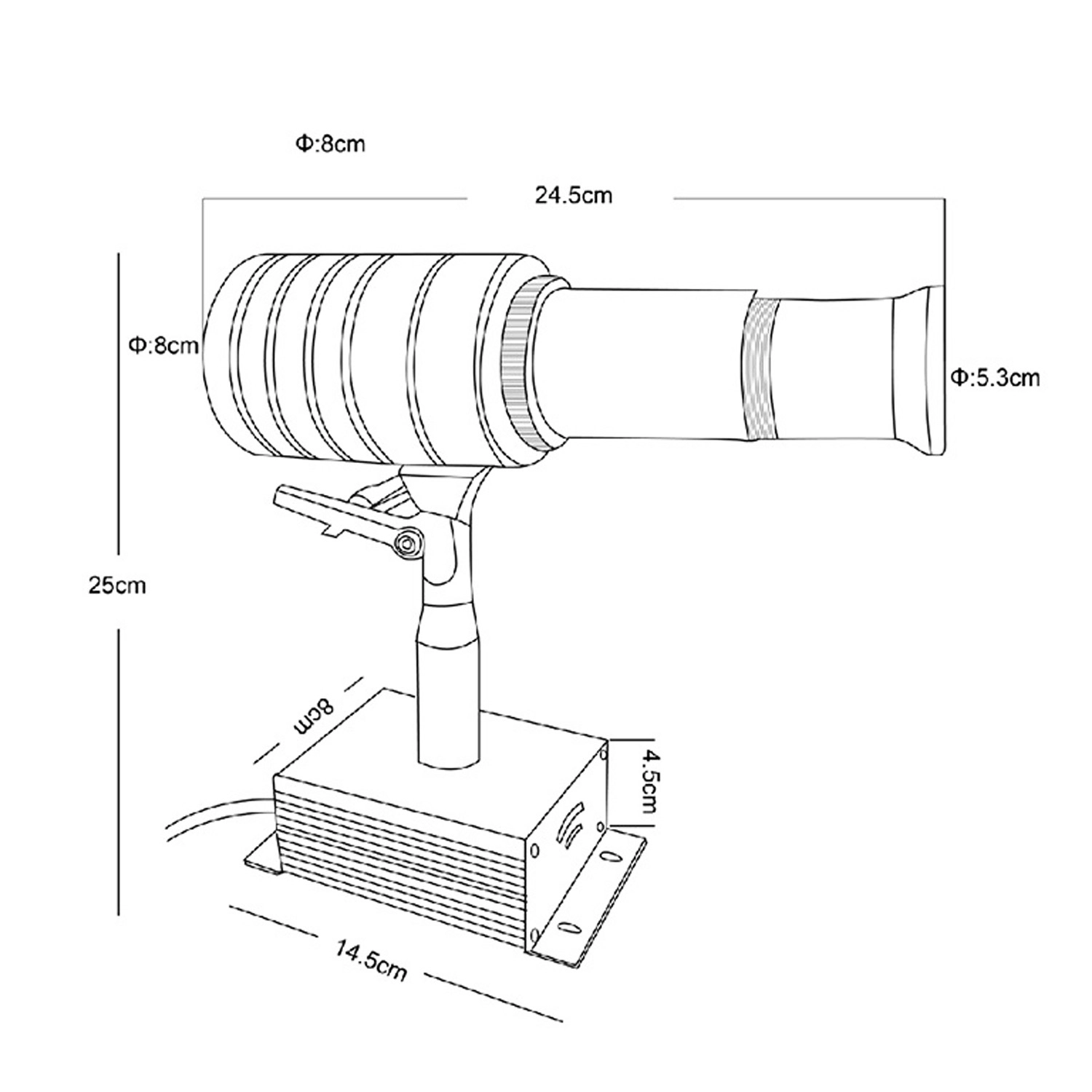 LED Gobo Logo Projector Indoor Advertising Projection Light - AOMEIDI