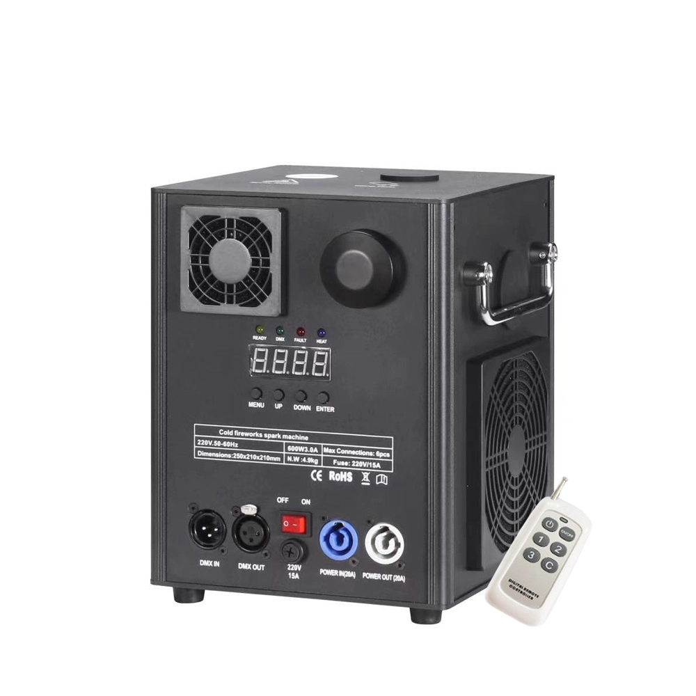600W DMX Cold Spark Machine With Remote Control for Wedding Party - AOMEIDI 600W DMX Cold Spark Machine With Remote Control for Wedding Party - AOMEIDI