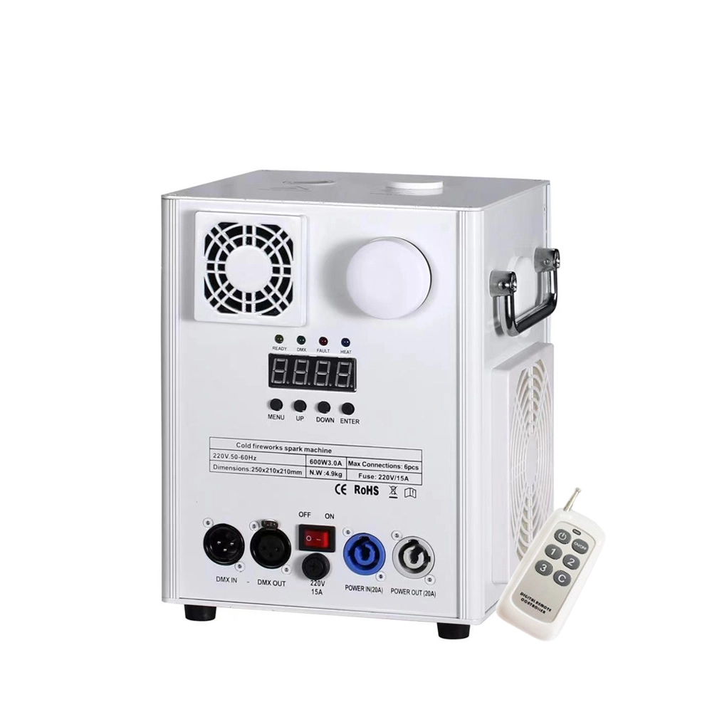 600W DMX Cold Spark Machine With Remote Control for Wedding Party - AOMEIDI 3600W DMX Cold Spark Machine With Remote Control for Wedding Party - AOMEIDI