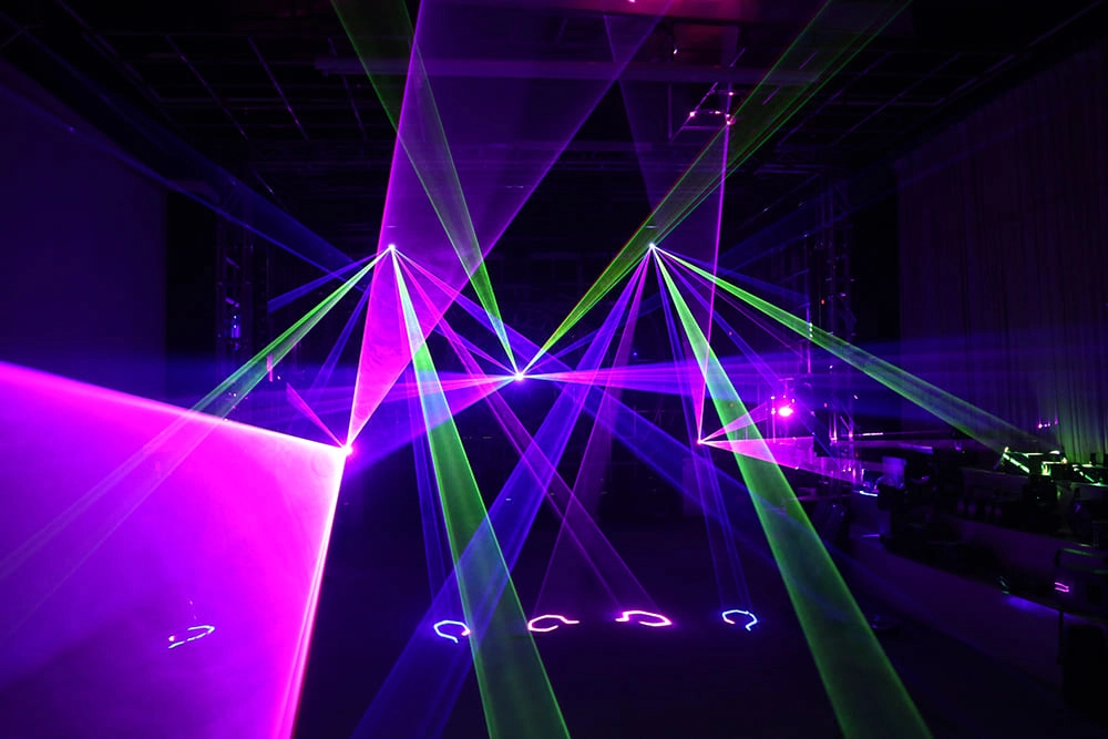 15W RGB Animation Laser Light with Mobile Bluetooth Control - AOMEIDI