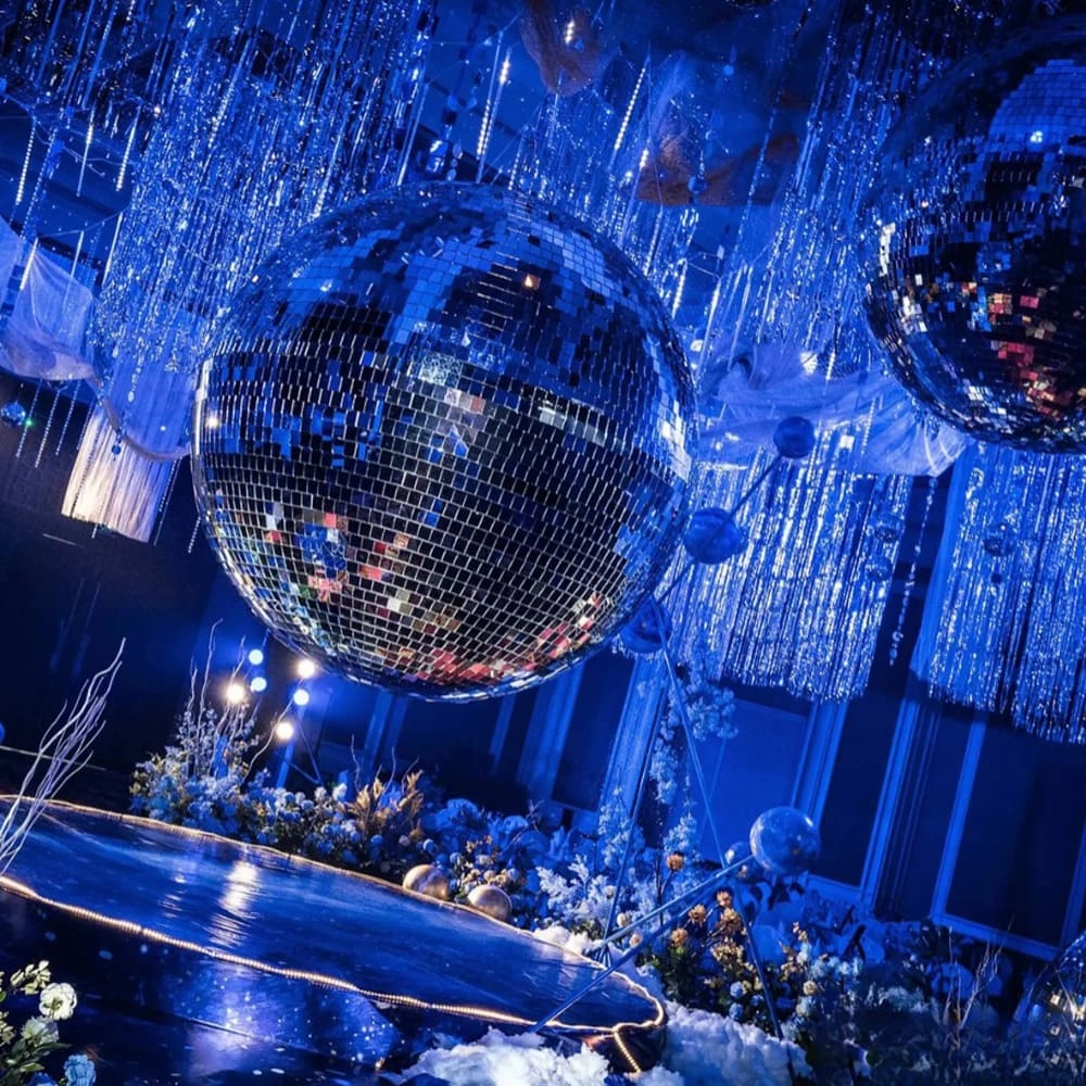 Disco Mirror Ball With Motor For Stage Party Decoration - AOMEIDI