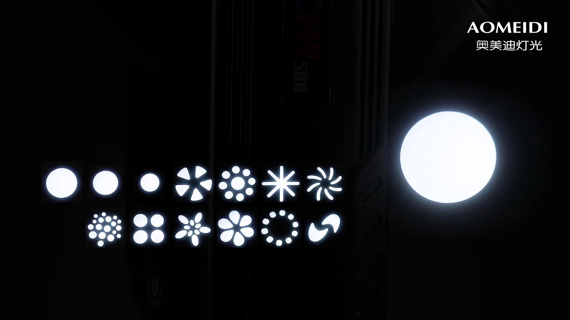 Fixed gobo - AOMEIDI