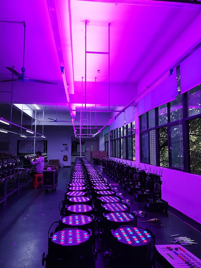 Indoor 54 3W RGBW LED PAR Light with Aluminum Alloy Housing-01 - AOMEIDI