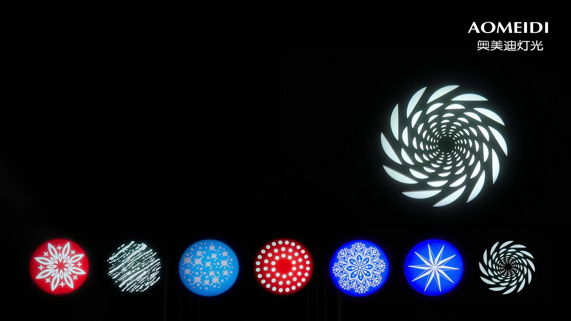 Rotating Gobo - AOMEIDI