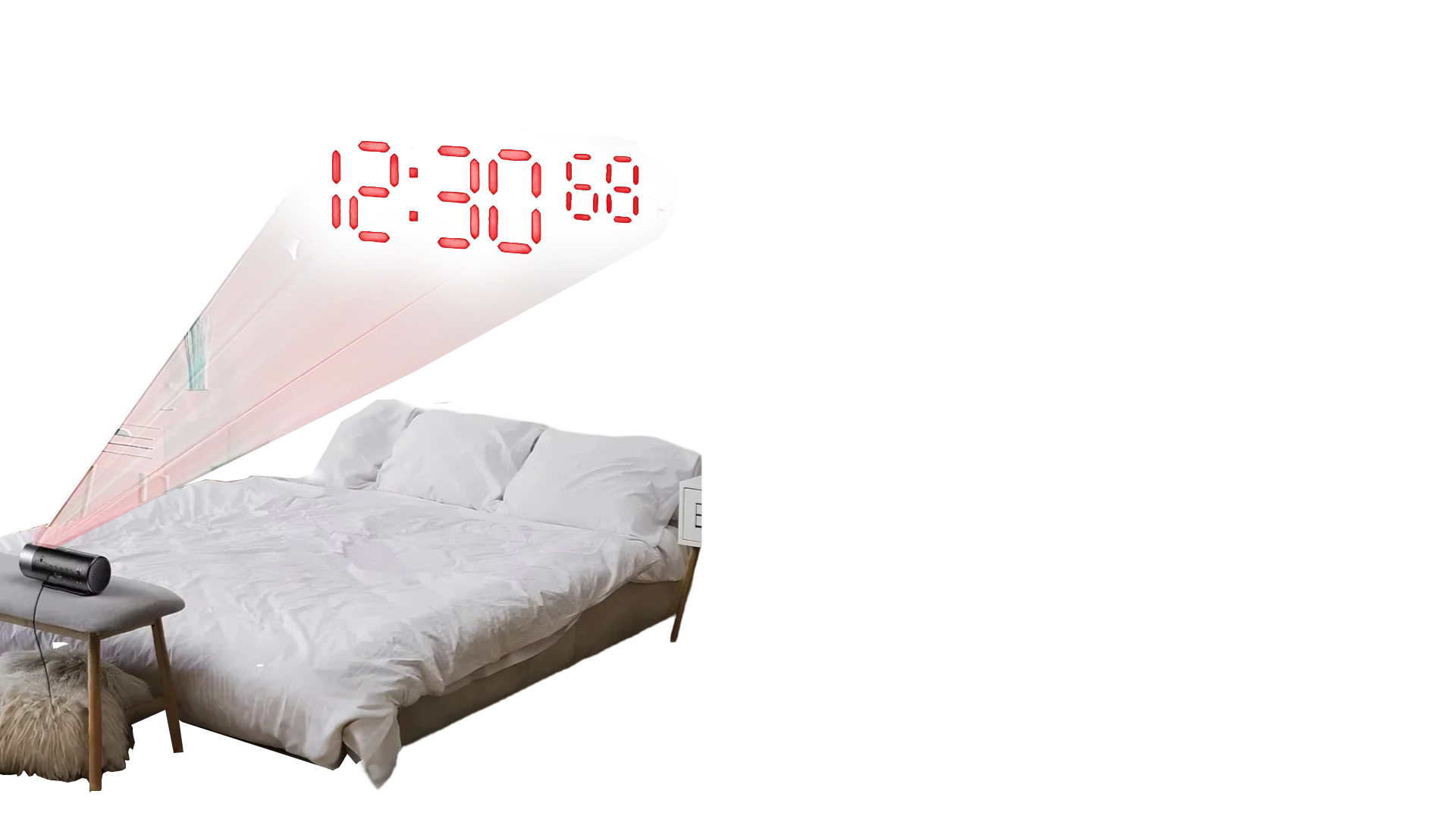 3Manufacturer Digital Projection Alarm Clock Led With Thermometer - Youben life