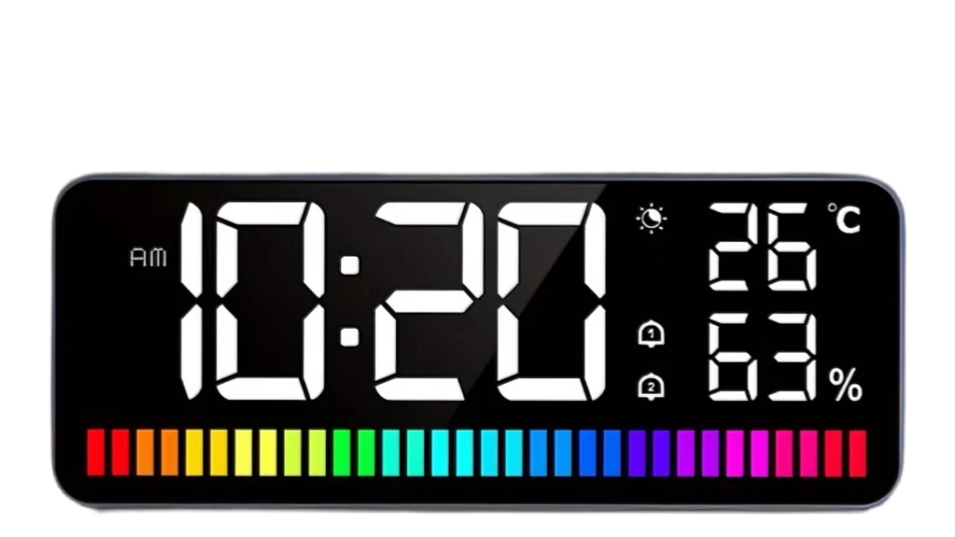 4Digital Alarm Clock With Temperature Hygrometer Sensor For Home Electronic Clock - Youben life