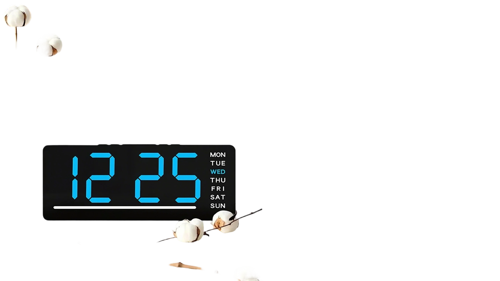 4Digital Alarm Clock With Thermometer For Home Bedroom Electronic Clock Wake Up - Youben life