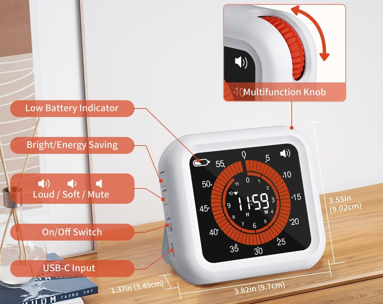 X-JSQ016 pomodoro tecjnique timer