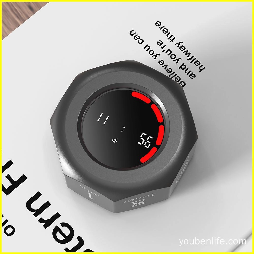 Custom Logo Service Wholesale Pomodoro Technique Study Desk Clock Gravity Timer - Youben life