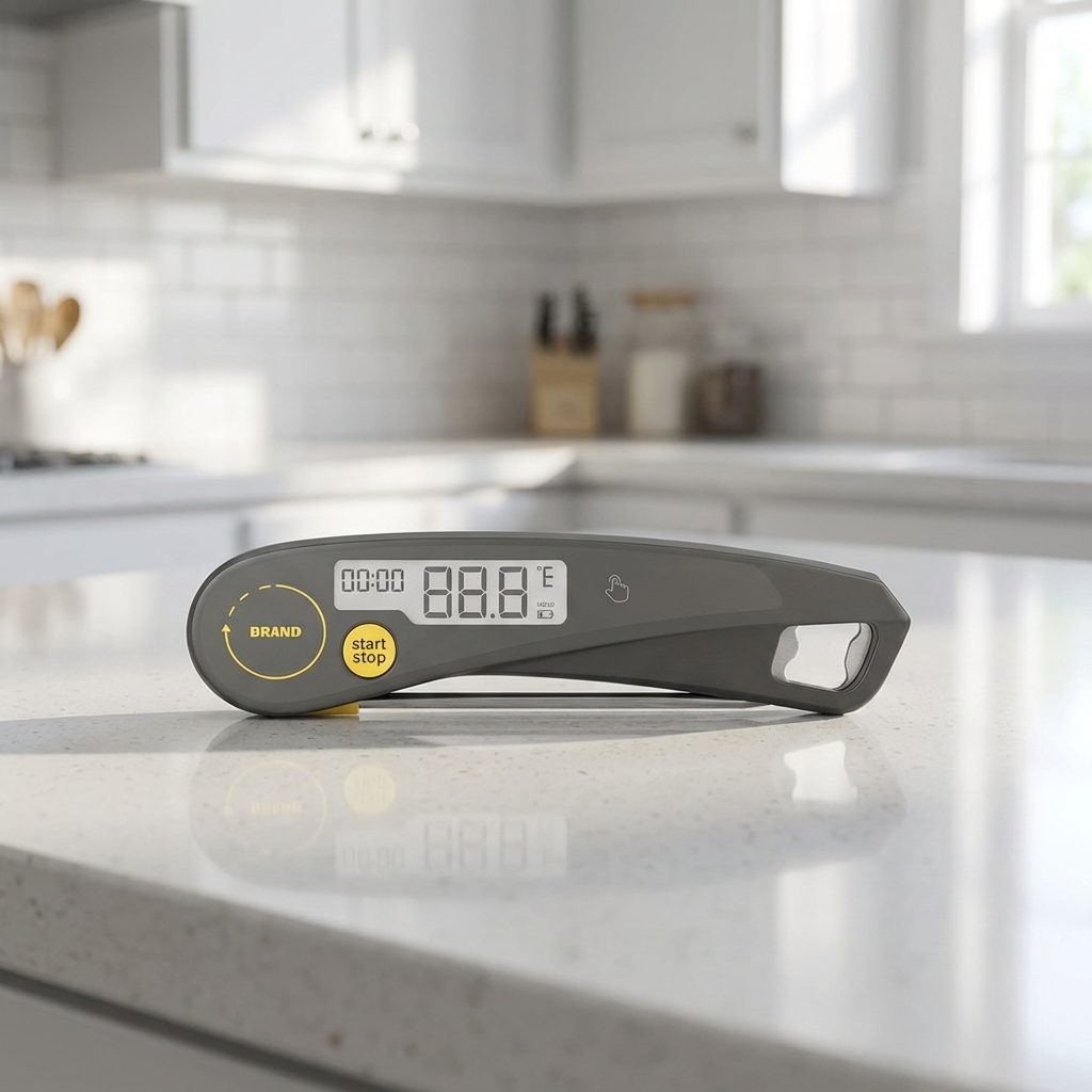 Digital Food Thermometer Meat Temperature Monitor Foldable Probe Timer Bottle Opener Cooking Tool Manufacturer Supplier