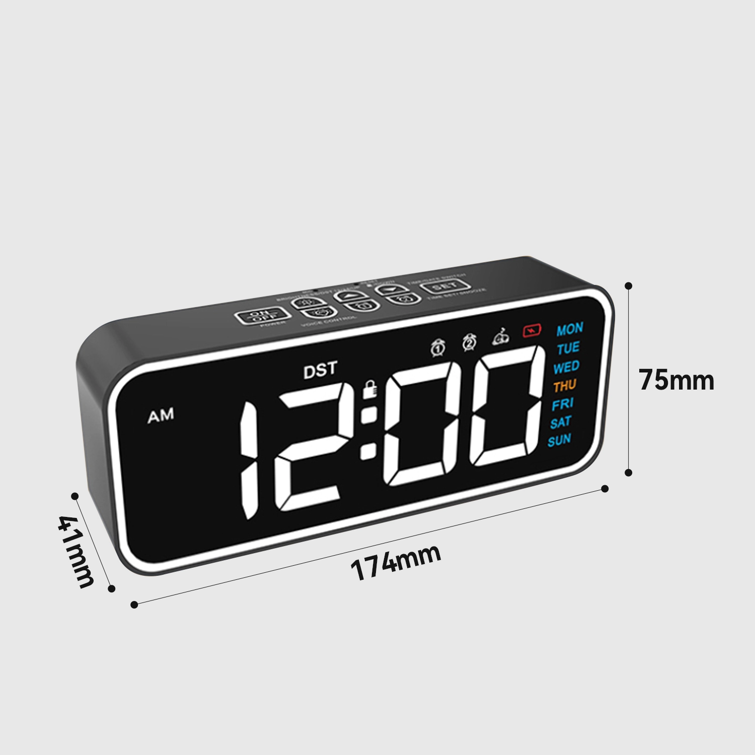 Direct Manufacturer Digital Alarm Clock 24 Hr Visual Time For Home Bedroom - Youben life