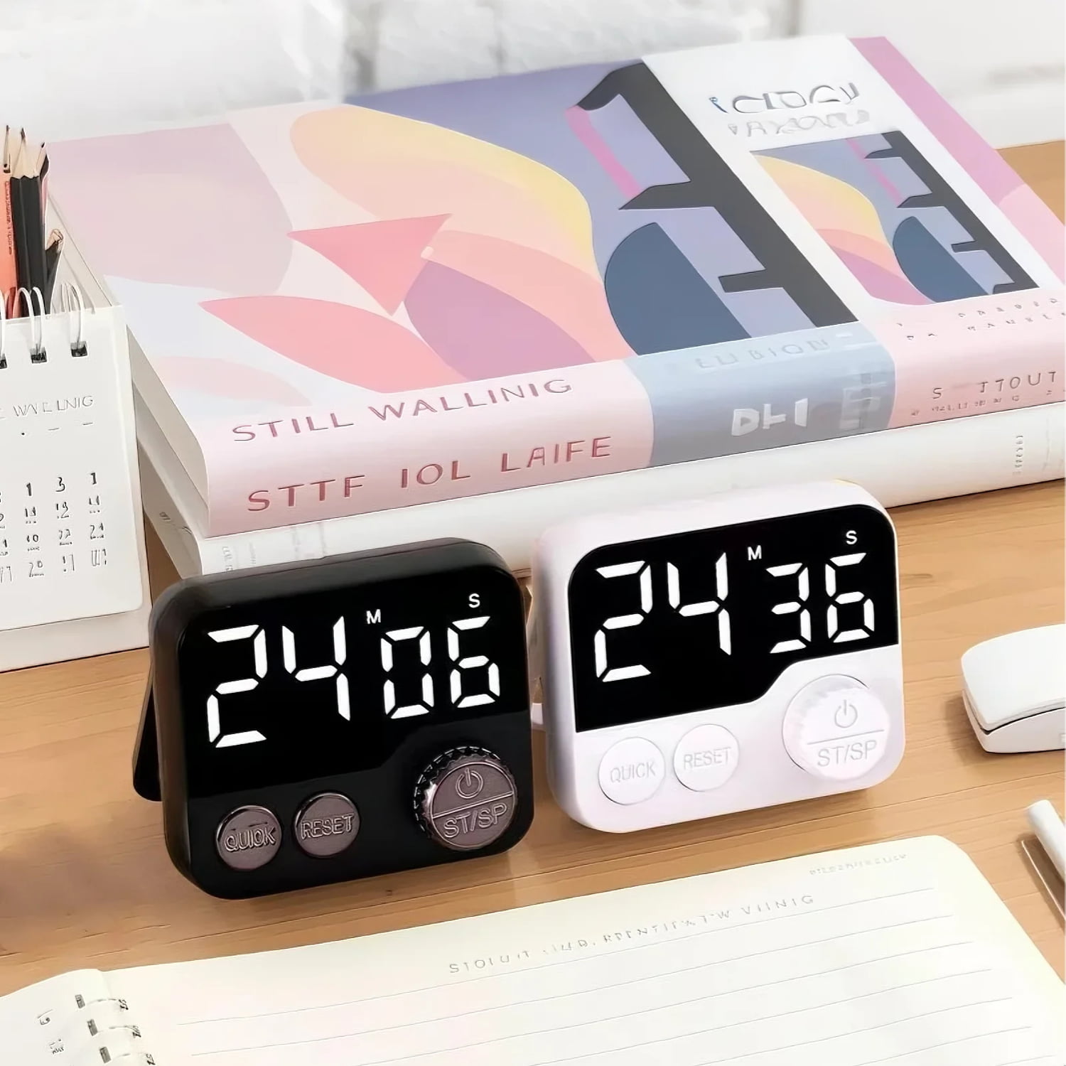 Direct Manufacturer Pomodoro Countdown Timer USBC Rechargeable With Custom Sound