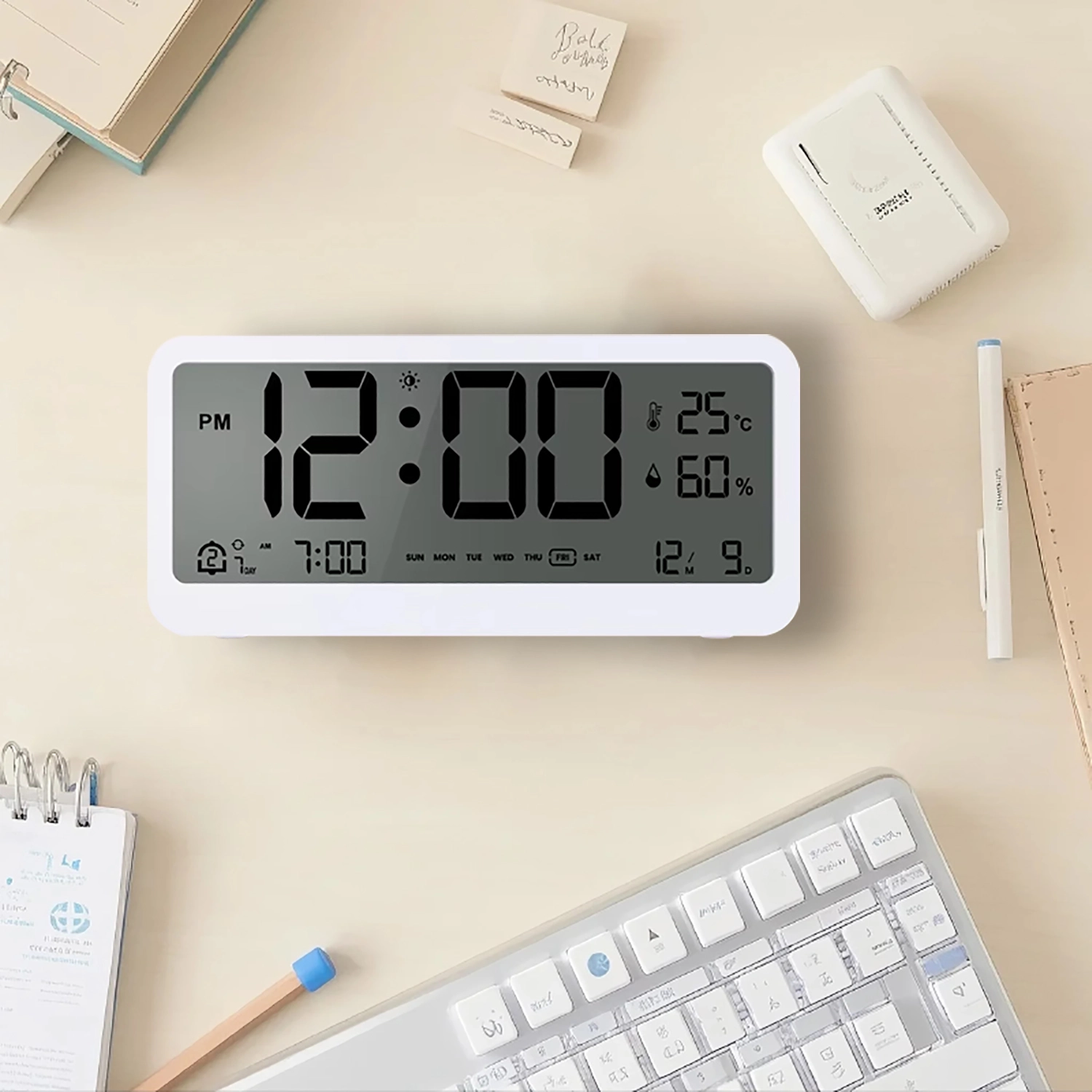 Factory Digital Alarm Clock 24 Hr With Custom Sound For Living Room - Youben life