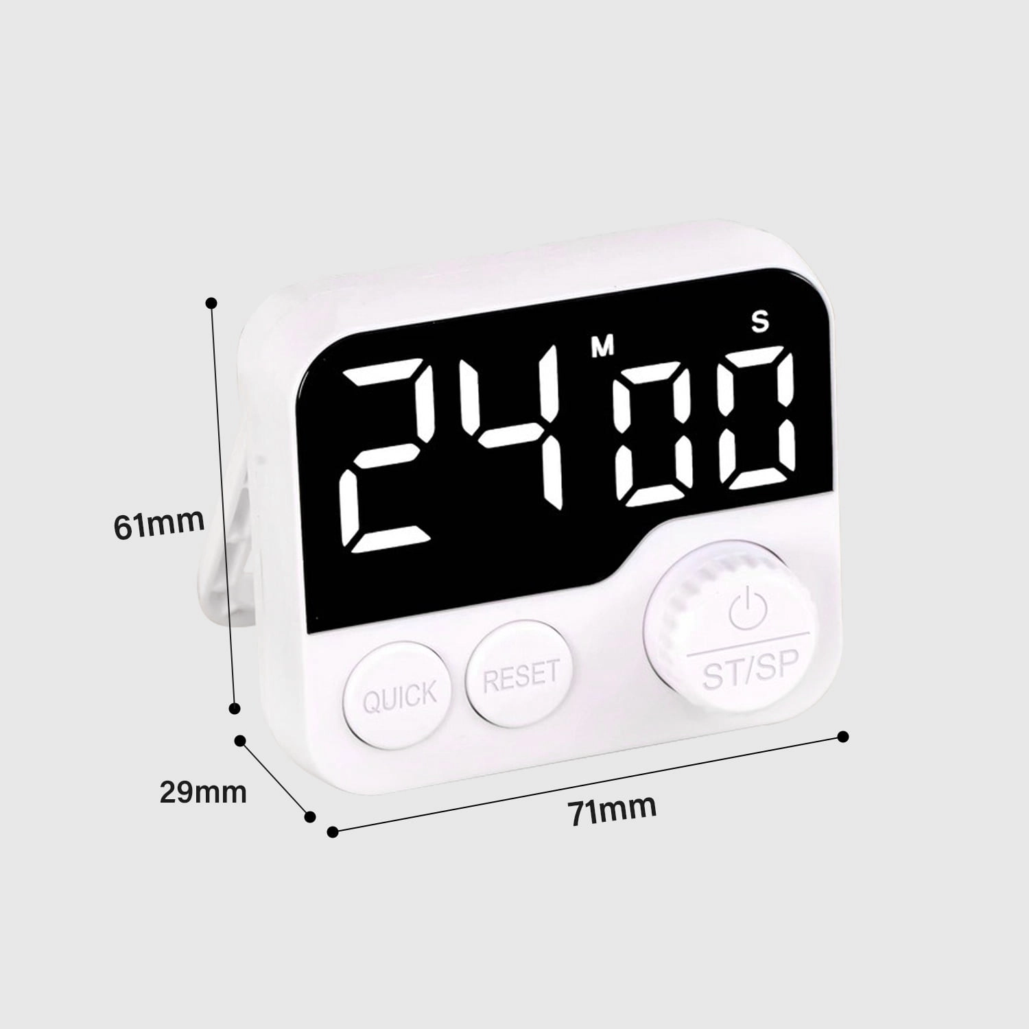 Factory Made Pomodoro Countdown Timer Magnetic Back Electronic For Kitchen Cooking - Youben life