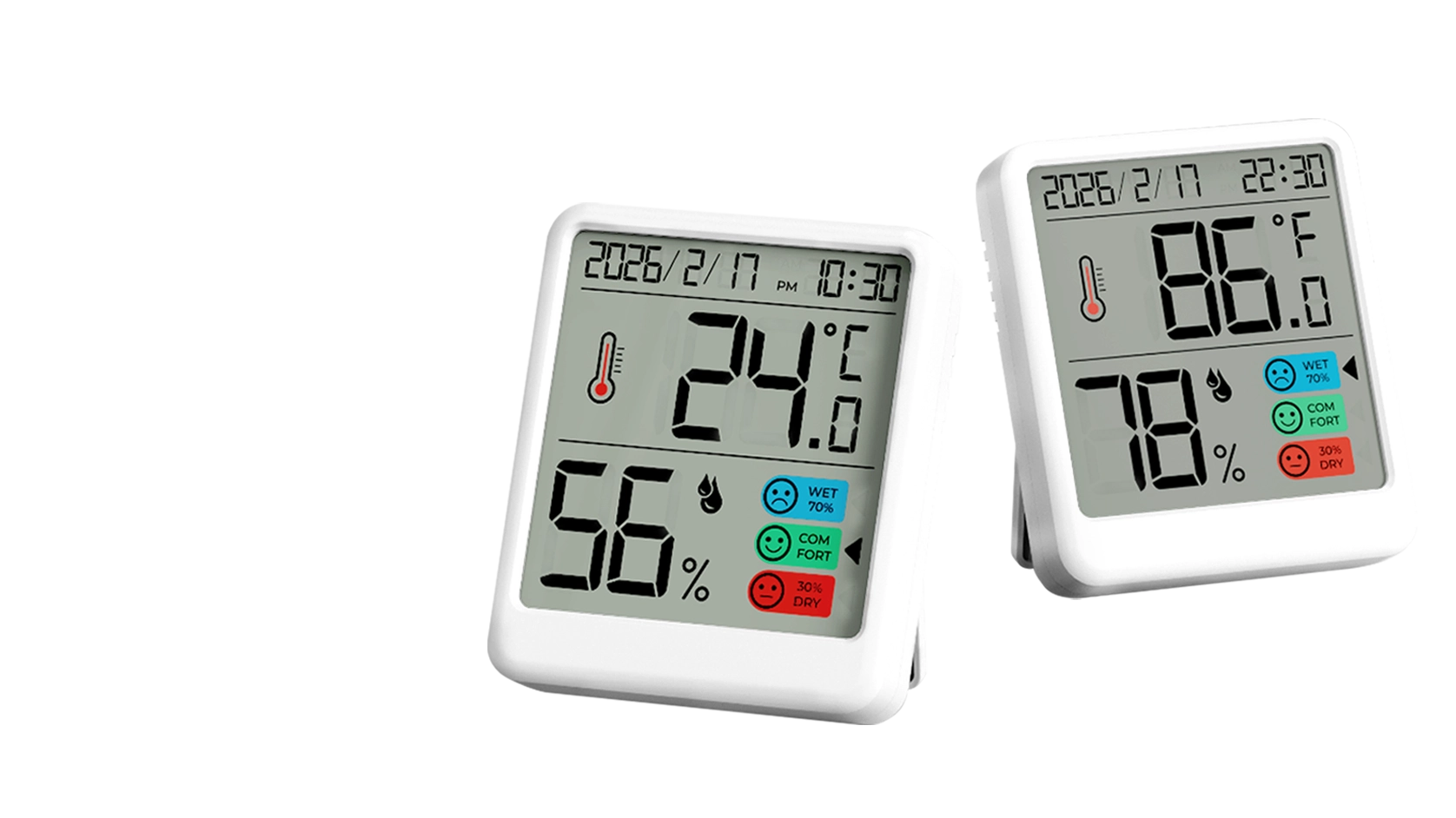 Household Tabletop High Accuracy Battery Operated Digital Indoor Thermometer Hygrometer temperature - Youben life