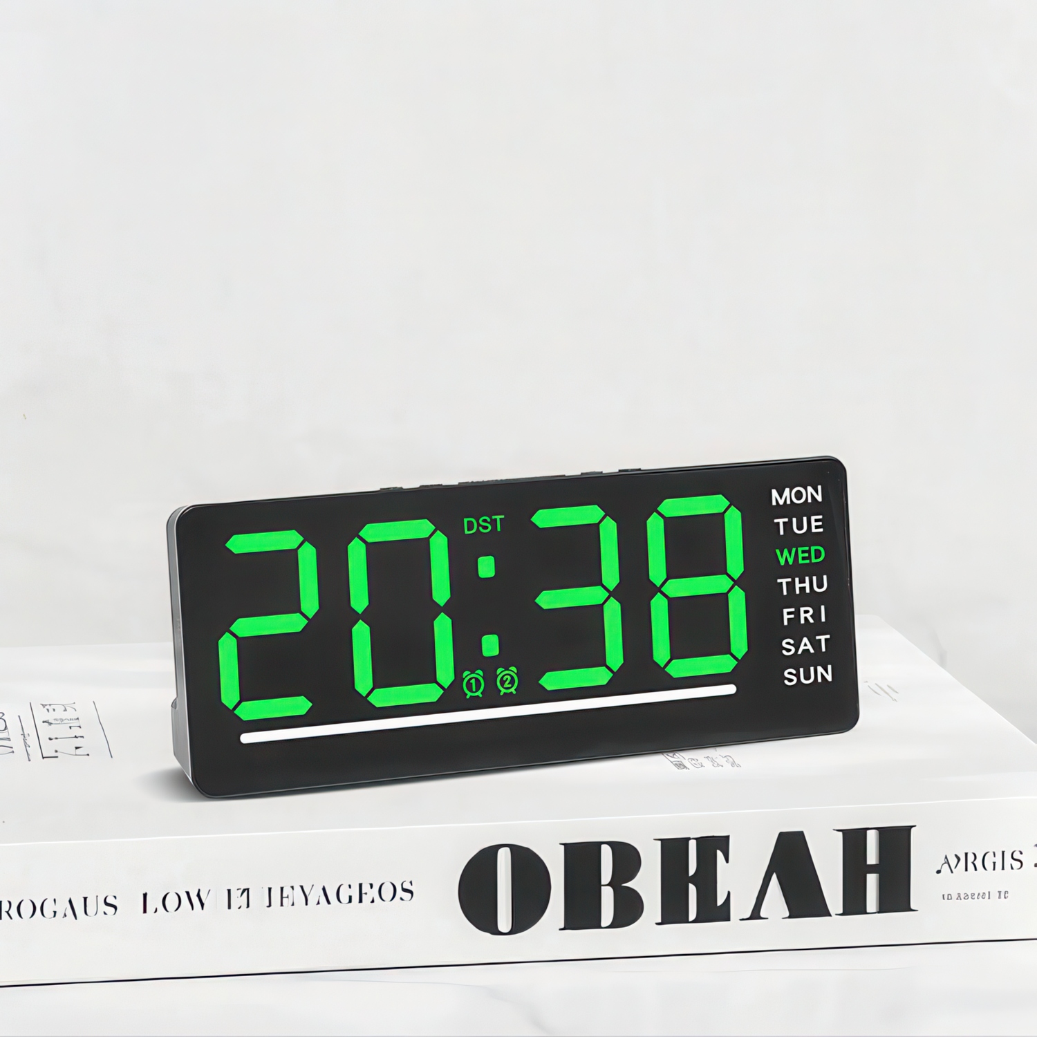 Manufacturer Digital Alarm Clock Custom Sound With Thermometer For Living Room