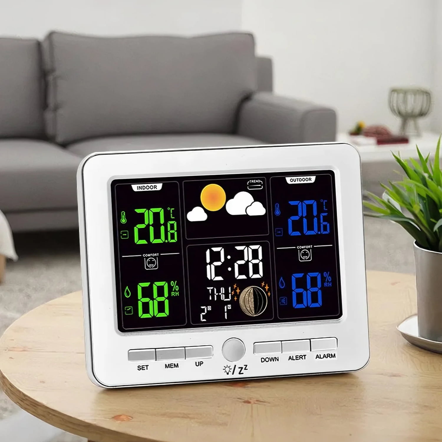 Supplier Thermometer With Alarm Clock For Home Wine Kitchen