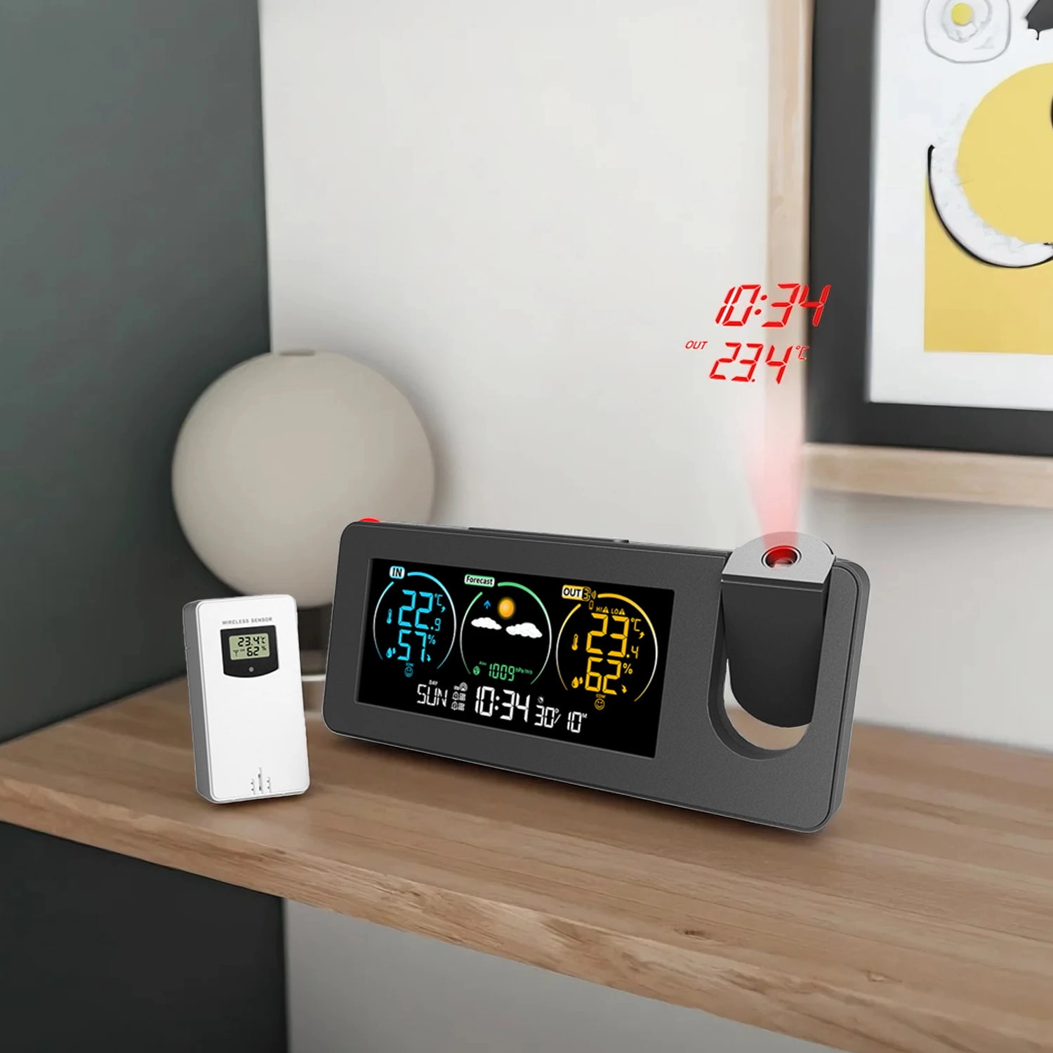 Thermometer With Alarm Clock For Home Greenhouse Wine Kitchen Car Garden Use - Youben life