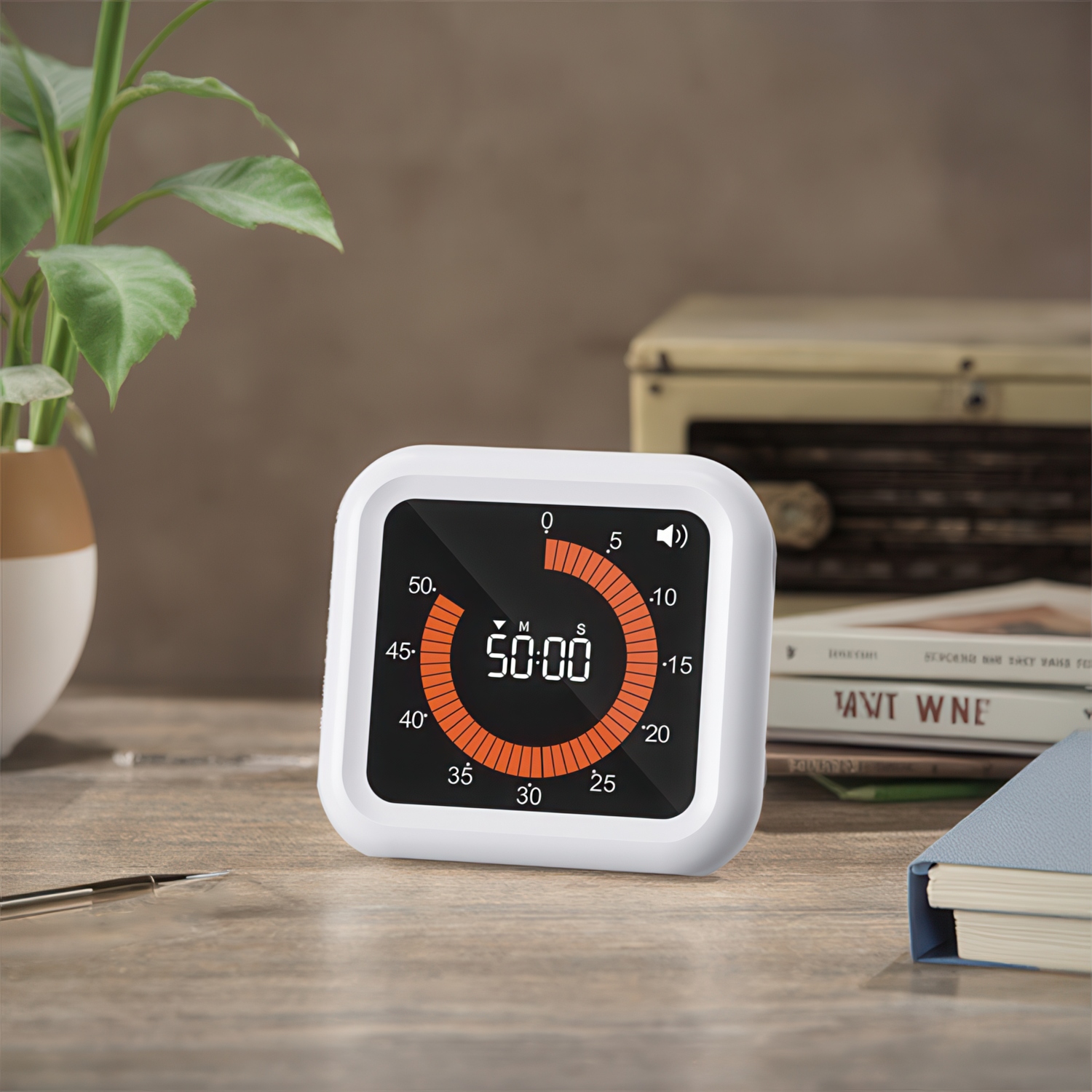 Unique Novelty Pomodoro Countdown Timer With Magnetic Back For Classroom Children