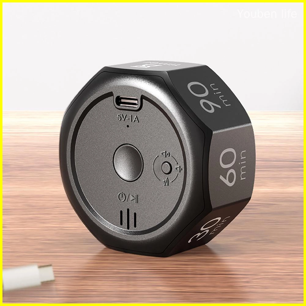 Wholesale Custom Gravity Eight Side Digital Visual Countdown Study Pomodoro Timer - Youben life