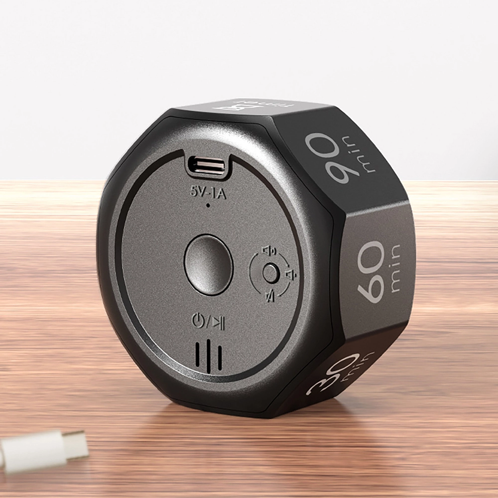 Wholesale Custom Gravity Eight Side Digital Visual Countdown Study Pomodoro Timer - Youben life Wholesale Custom Gravity Eight Side Digital Visual Countdown Study Pomodoro Timer - Youben life