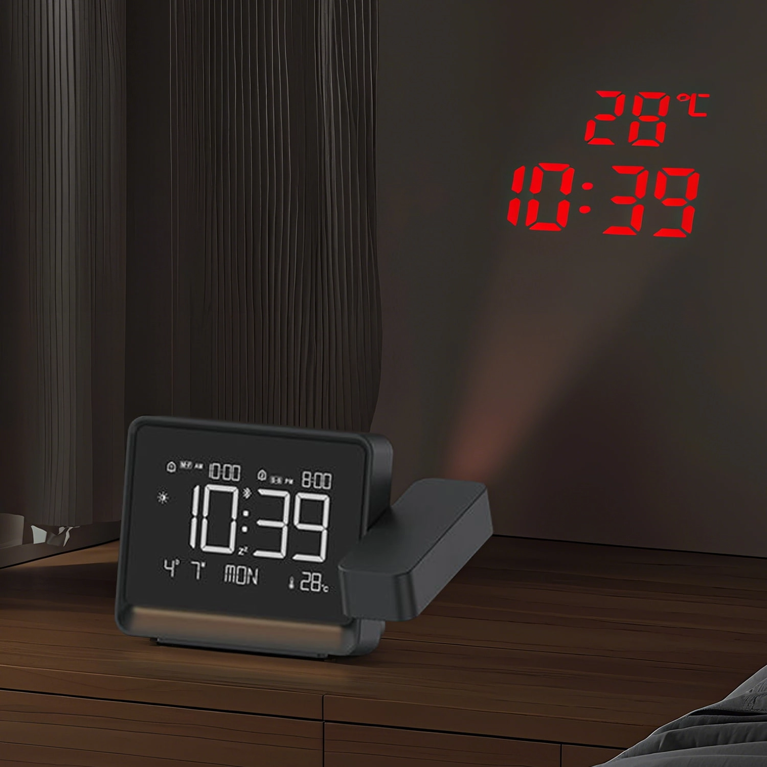 Wholesale Digital Projection Alarm Clock From Maker Modern Stylish - Youben life