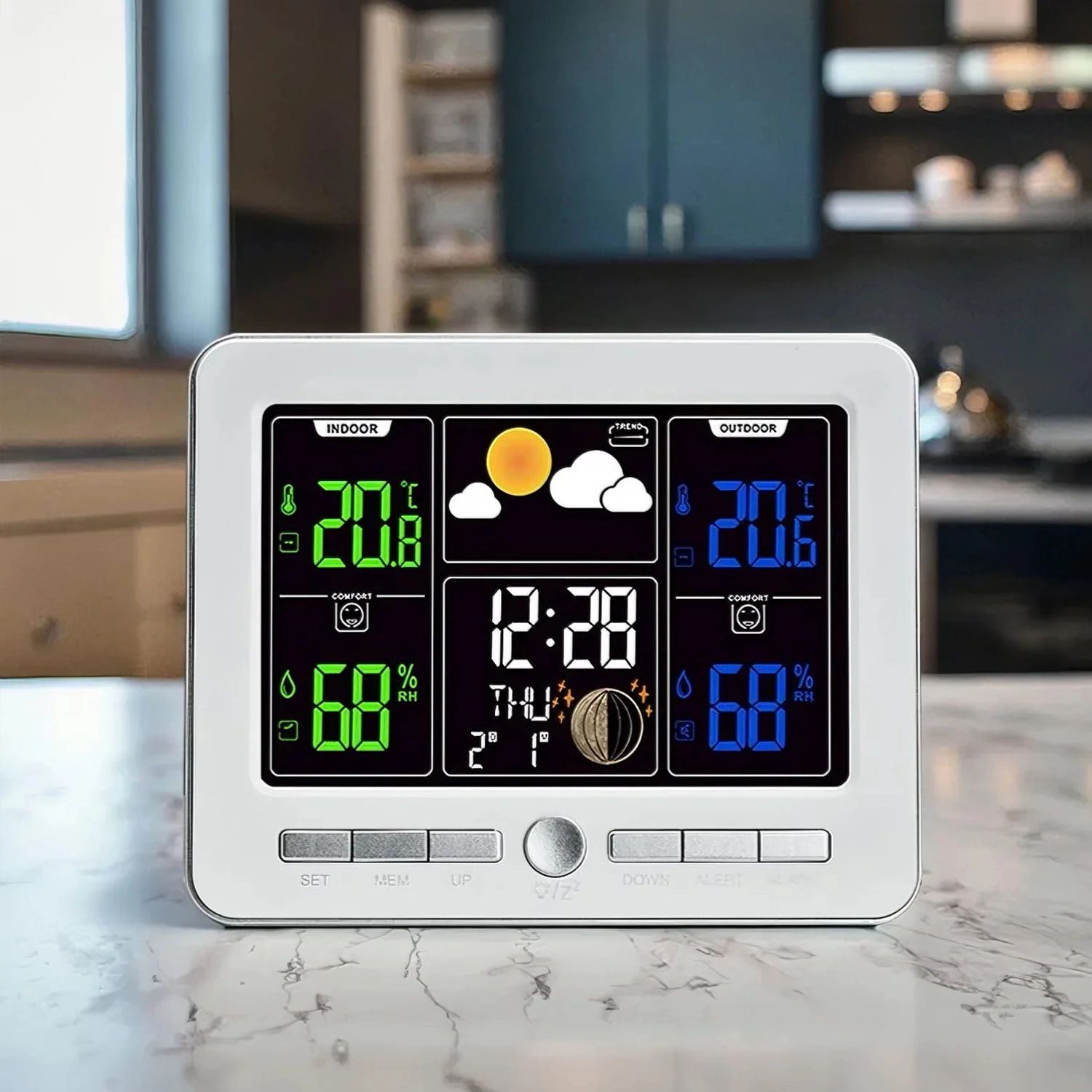 Wholesale Thermometer With Alarm Clock From Source Factory - Youben life