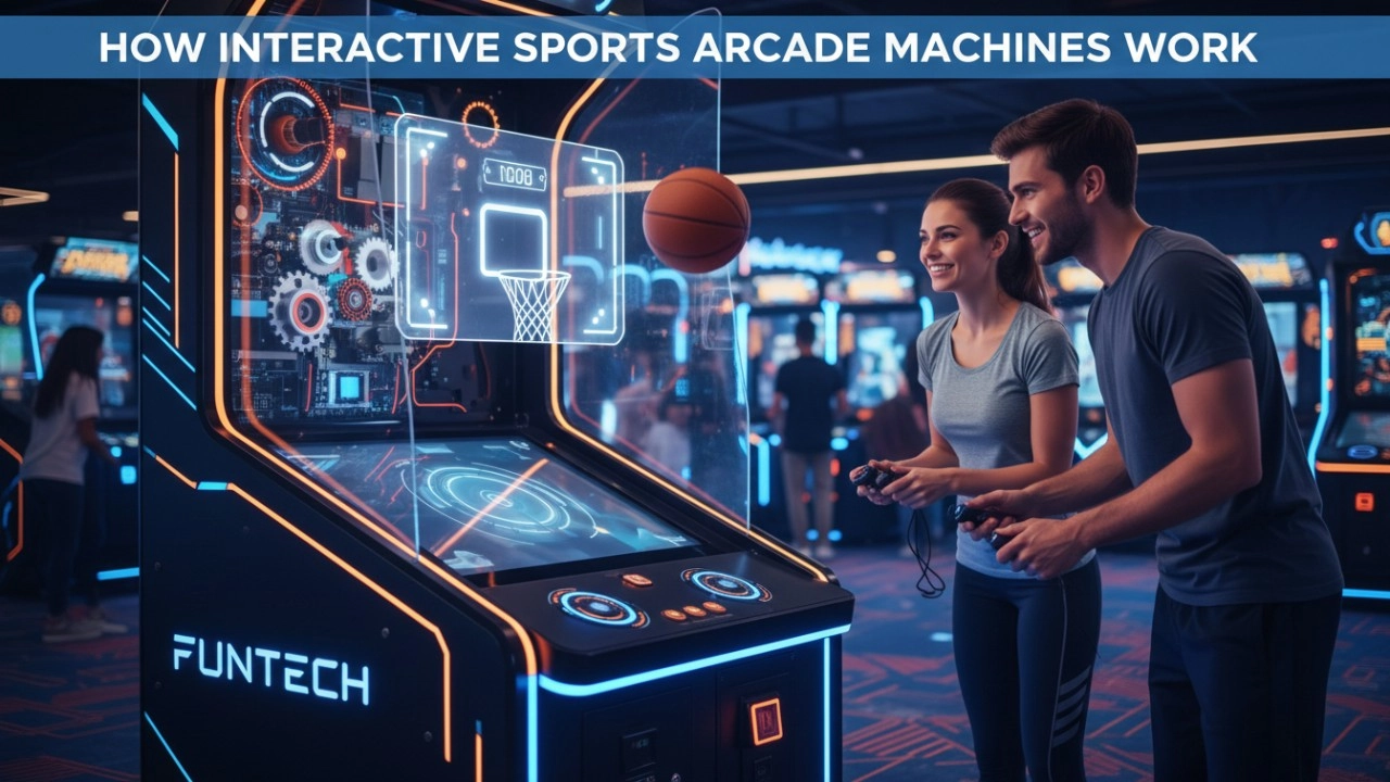 how interactive sports arcade machines work