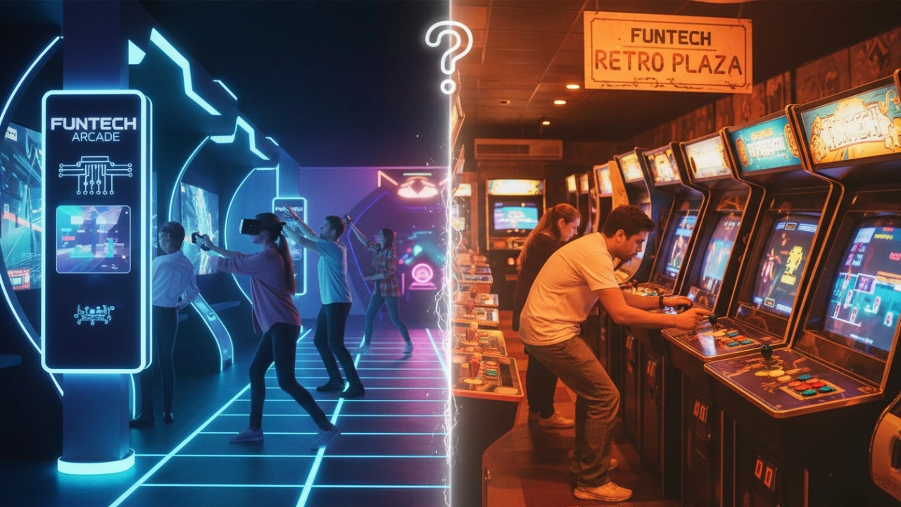 interactive arcade vs traditional arcade