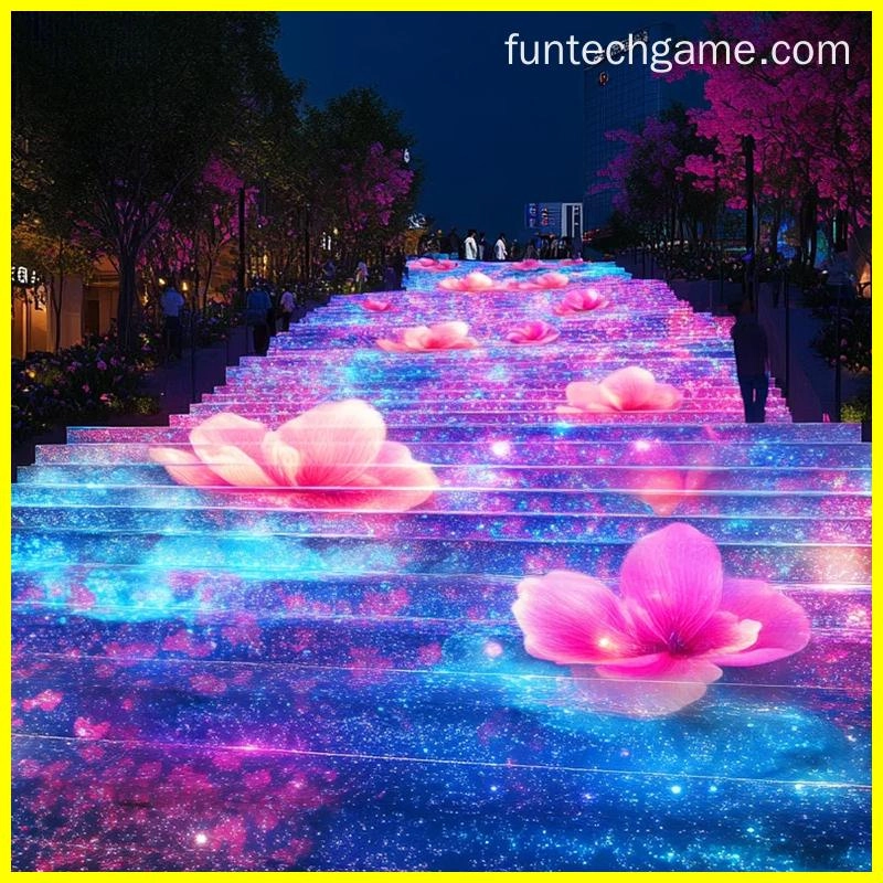 interactive floor led