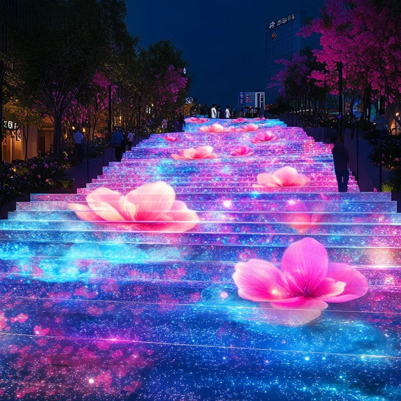 interactive floor led