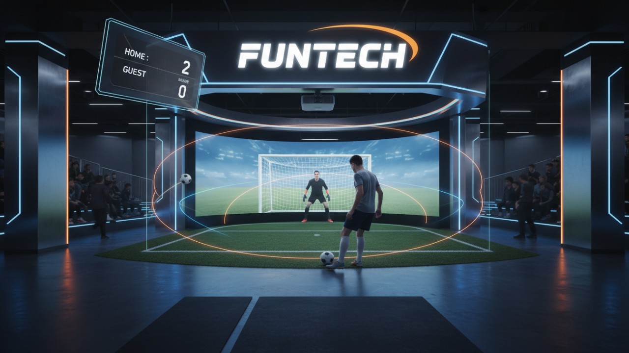 Modern sports simulator using spatial augmented reality and projection mapping