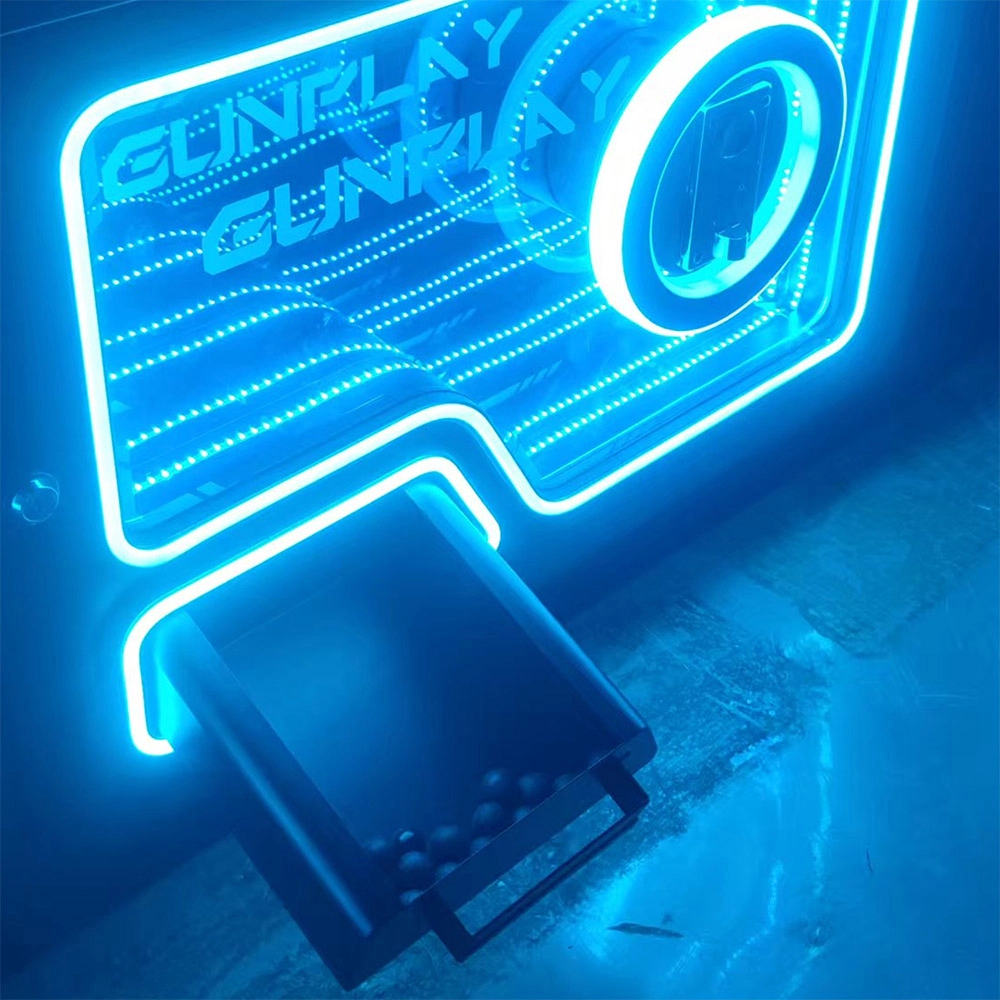 Rubber bullet return bin